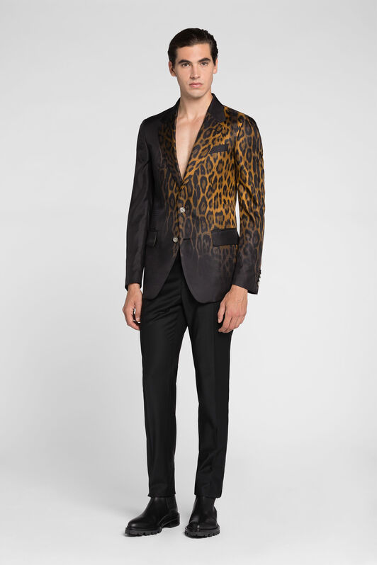 RC Skinny tailored wool trousers Black QRT218-GA066