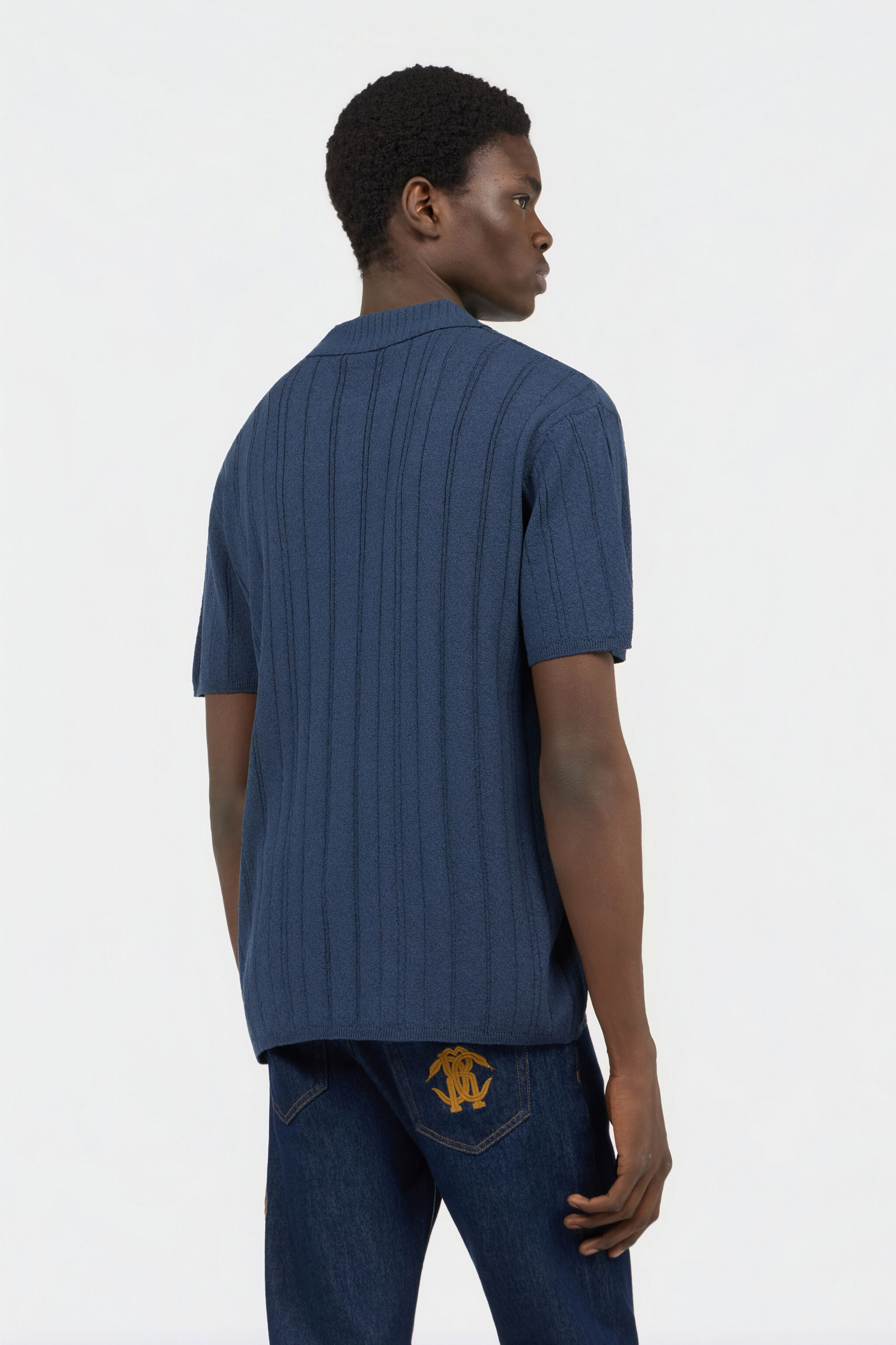 RC Polo Acanalado Azul BLU NAVY SOT60Q-AI007