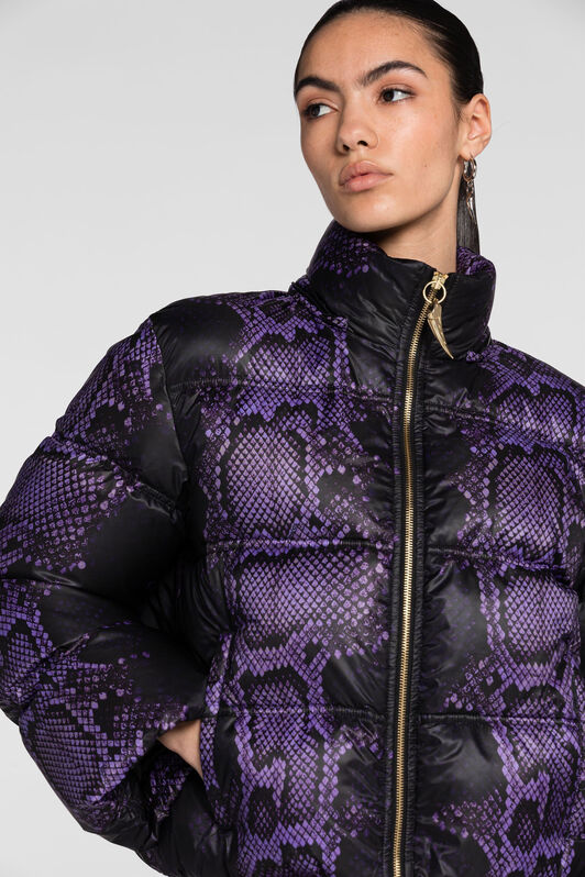 RC Python-Print Padded Jacket RC Python-Print Padded Jacket Purple PQT800-2TF01