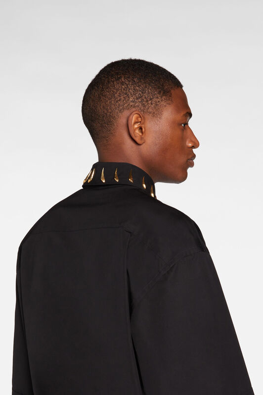 RC Tooth-plaque short-sleeve shirt RC Tooth-plaque short-sleeve shirt BLACK NNT752-CH084