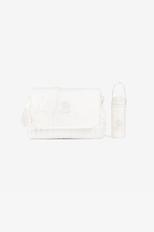 JU RC Monogram-Print Changing Bag Set JU RC Monogram-Print Changing Bag Set White QJT867-SB085