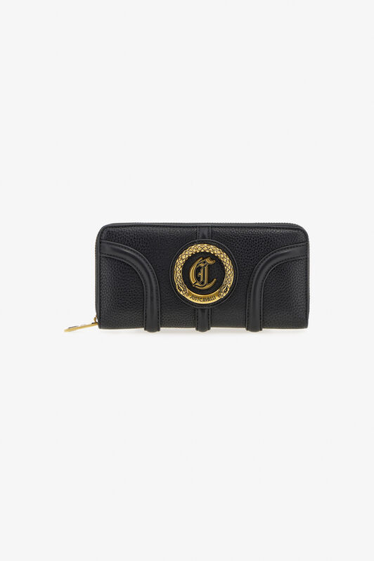 JC Just Cavalli Zip Wallet Black TFP054-TF513