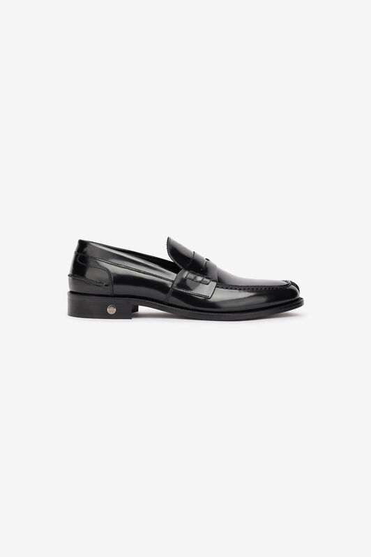 RC Mocassins Penny Effet Brillant Noir POS00I-PZ243