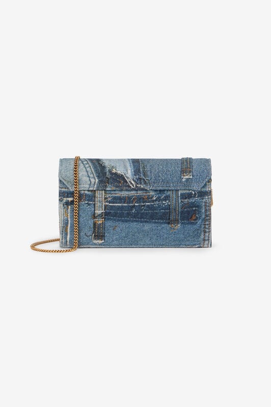 RC Sac porté épaule en patchwork de denim JEANS SKB112-DLL01