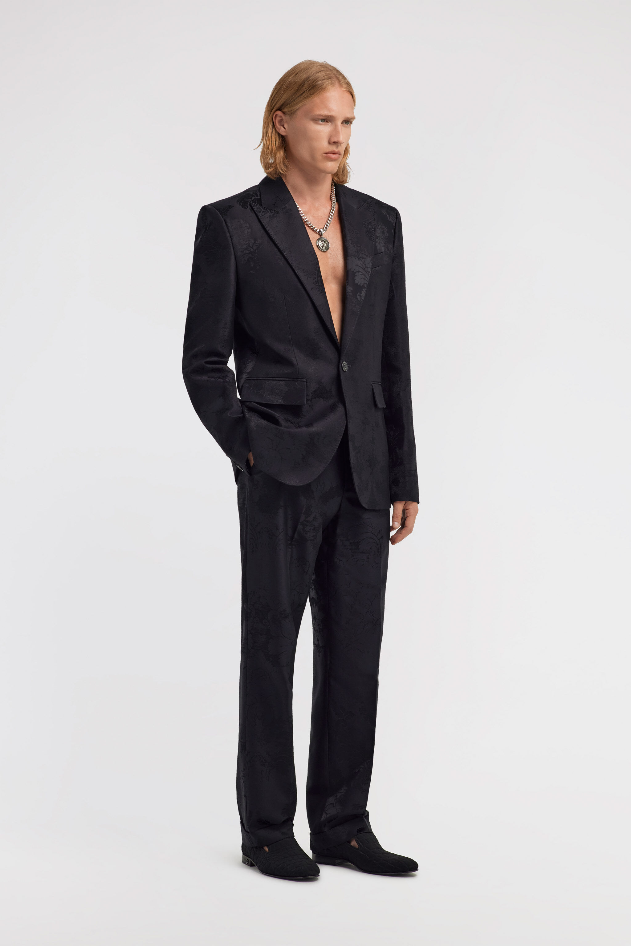 RC Blazer a un bottone Nero TRT496-TJ080