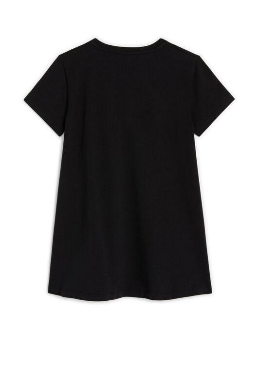 JU T-Shirt mit Logo BLACK MJT605-JV025