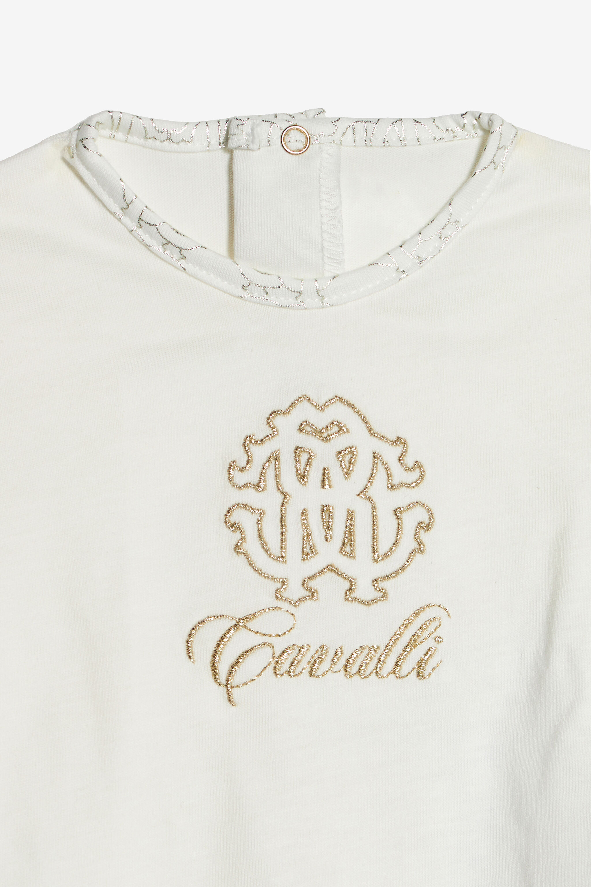 JU RC Monogram Cotton Babygrow Set White RJT850-JD001