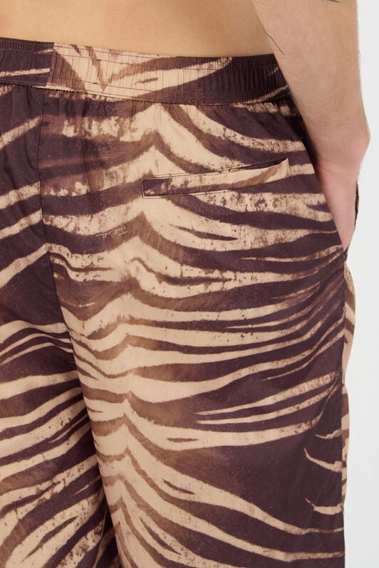 JC Bañador Bermuda Estampado Natural Barb 751 BEIGE + 709 MARR WFT137-WF195