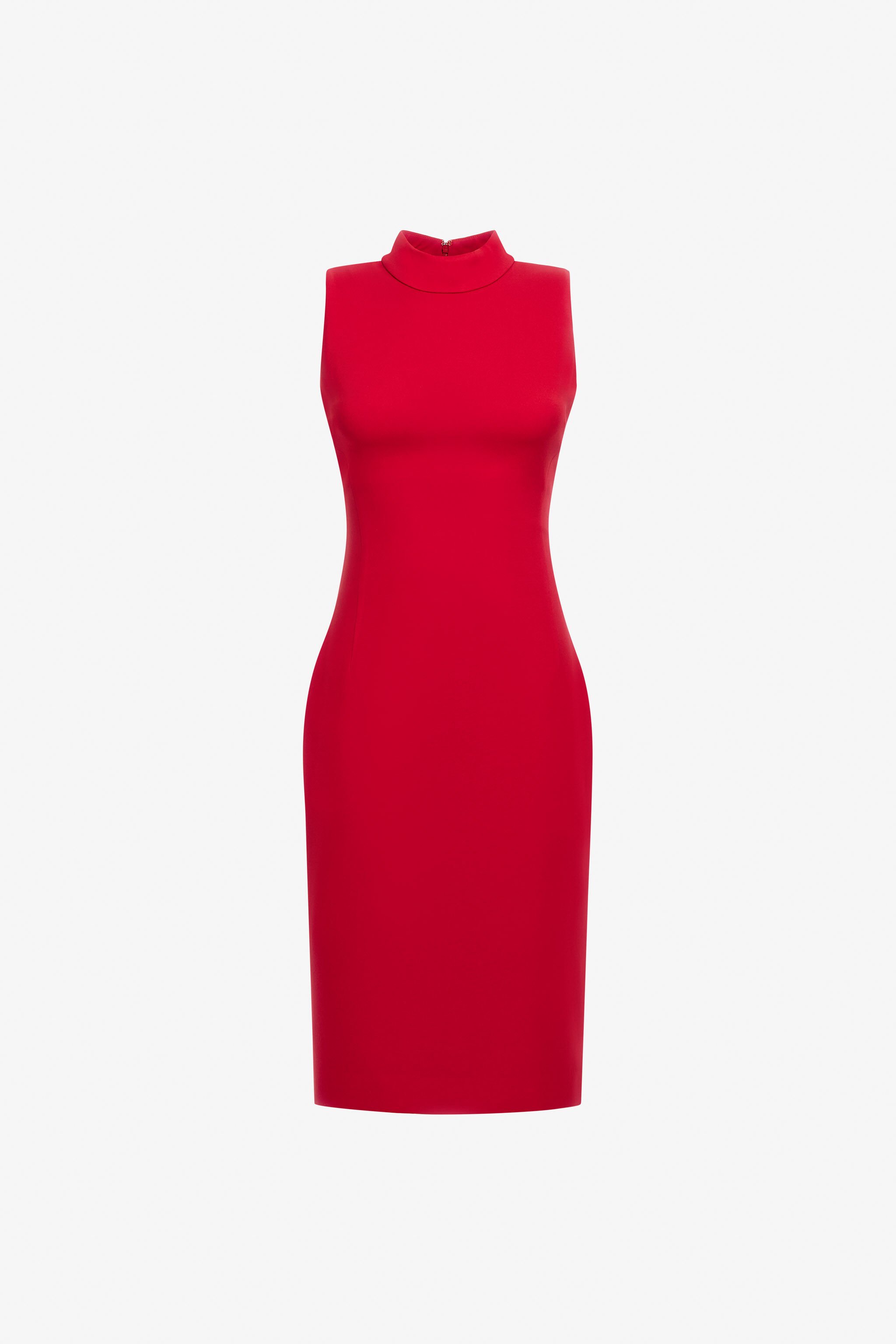 RC Sleeveless dress with RC Rot NOT10A-KU012