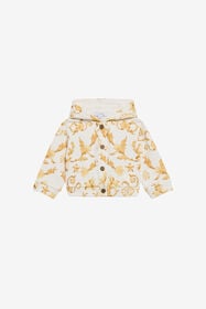 RC Gold Arabesque Print Sweatshirt WHITE/GOLD TJT663-5ON37