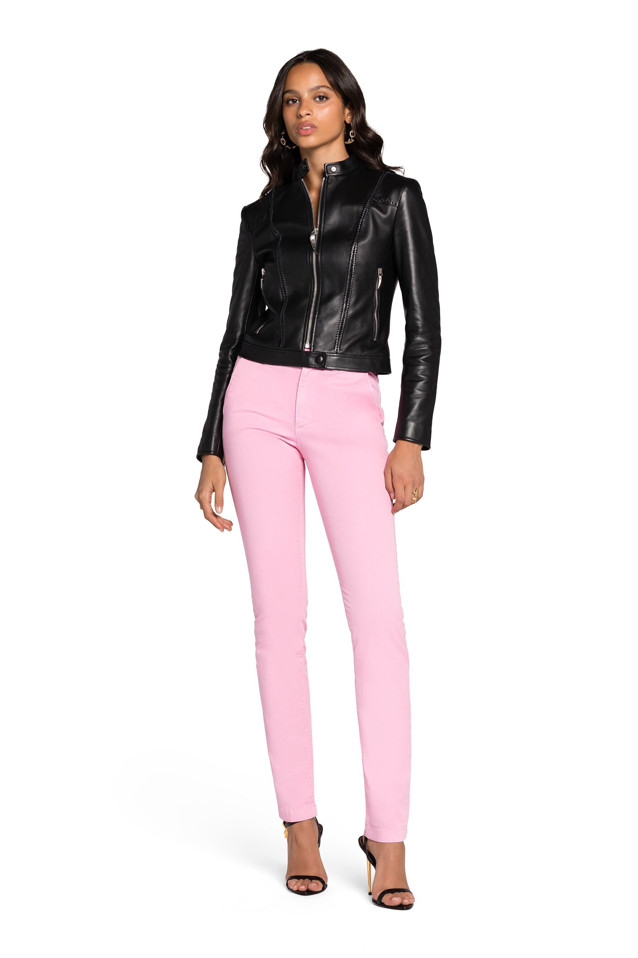 RC Skinny-Leg Trousers Rosa KOT20B-CE048
