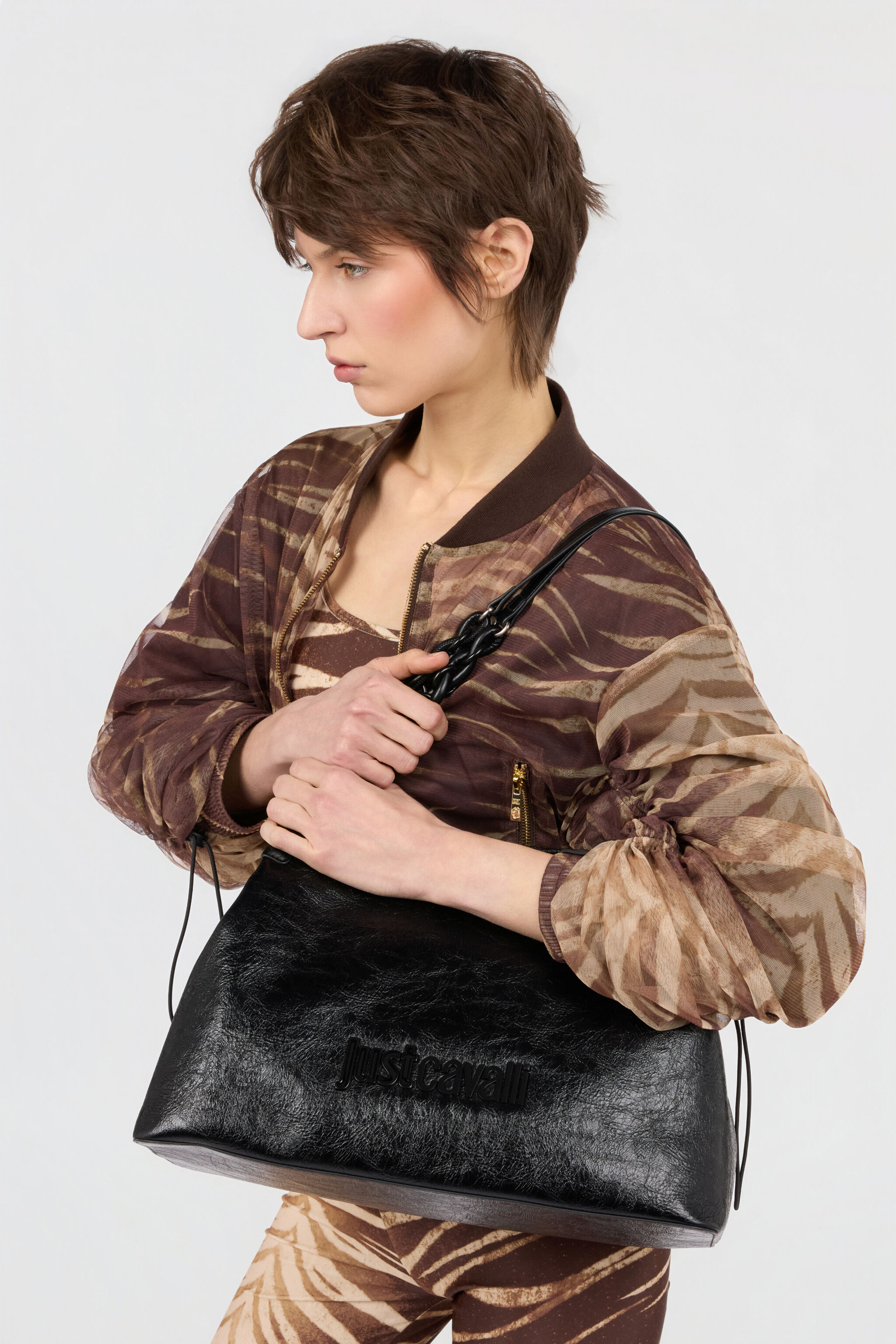 JC Bolso De Hombro Negro BLACK WFB052-WF382