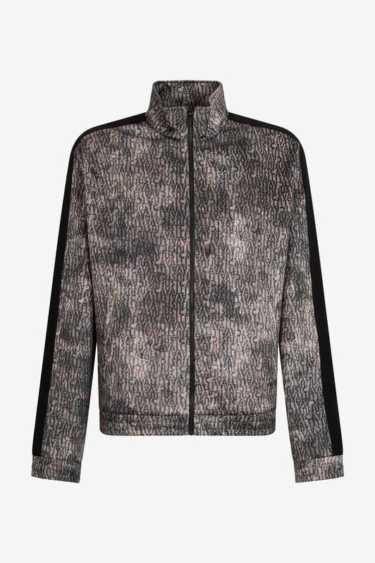 JC Sweatshirt mit verwaschenem Effekt und Allover-Schriftzug 899+316 VFT084-VF128