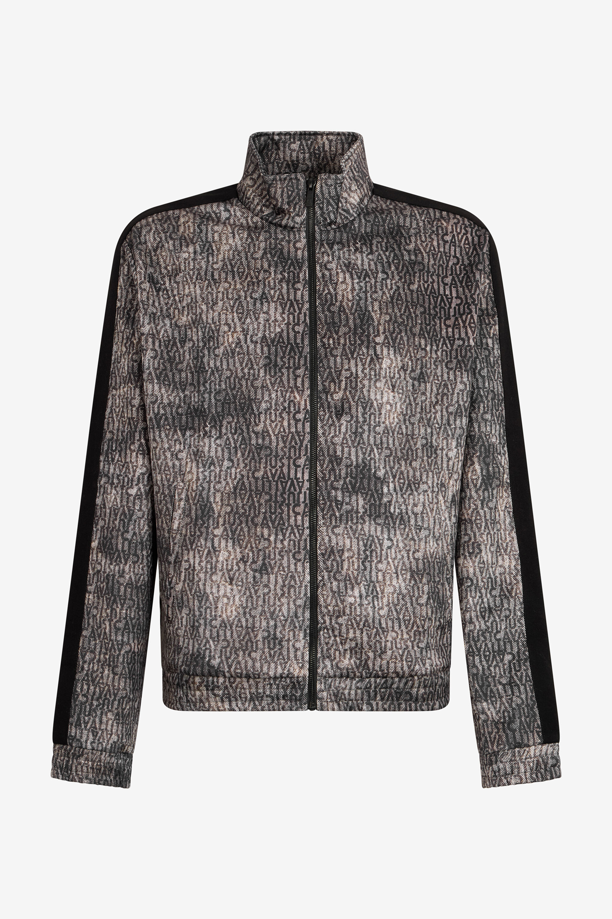 JC Sweatshirt mit verwaschenem Effekt und Allover-Schriftzug 899+316 VFT084-VF128