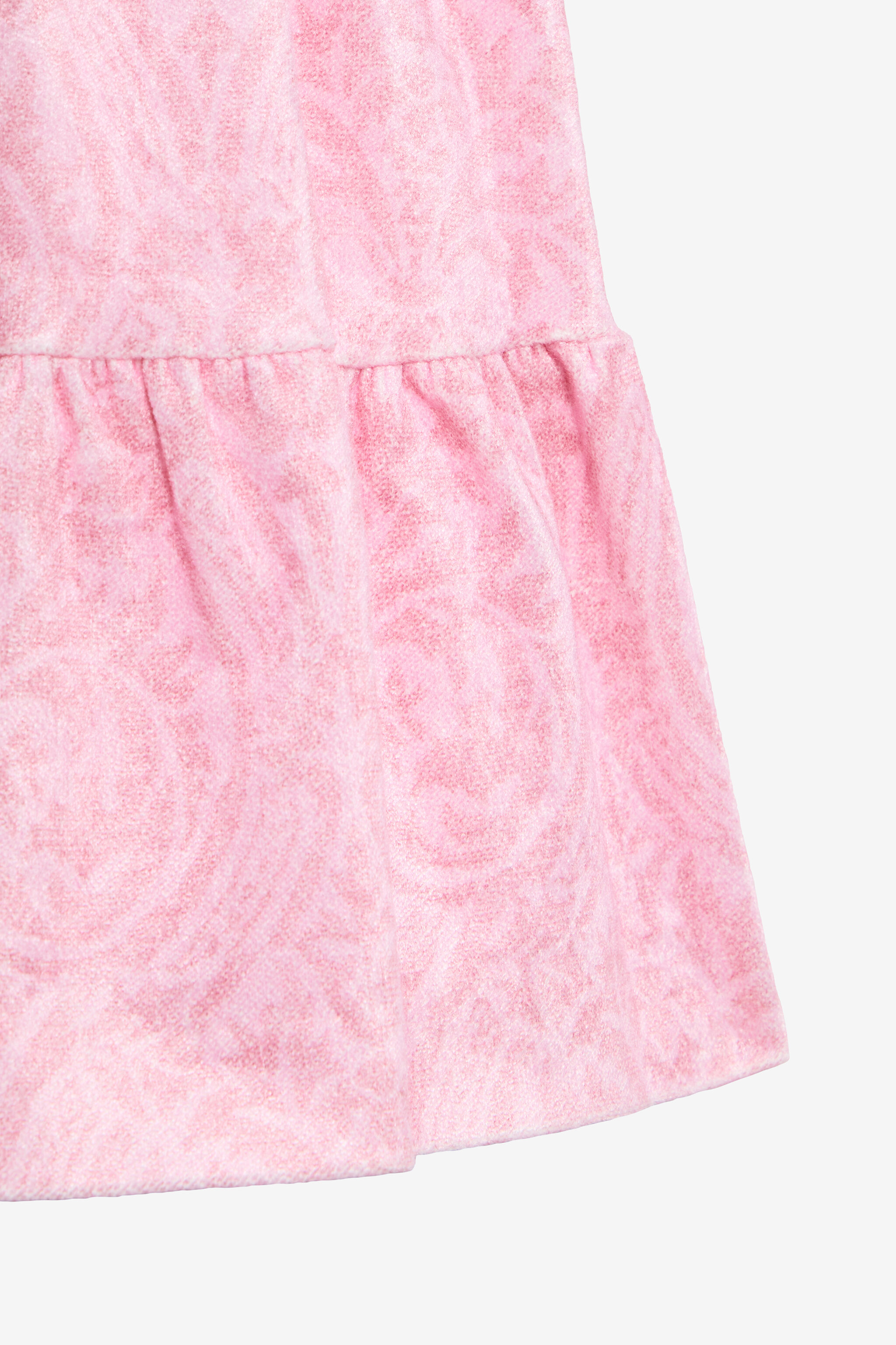 JU Baby Pink Dress with Floral Print BABY ROSE VJT106-3RP28