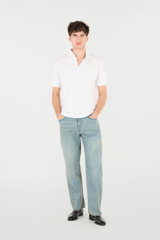 RC Polo With RC Monogram And Logo Embroidery White POT64A-KB001