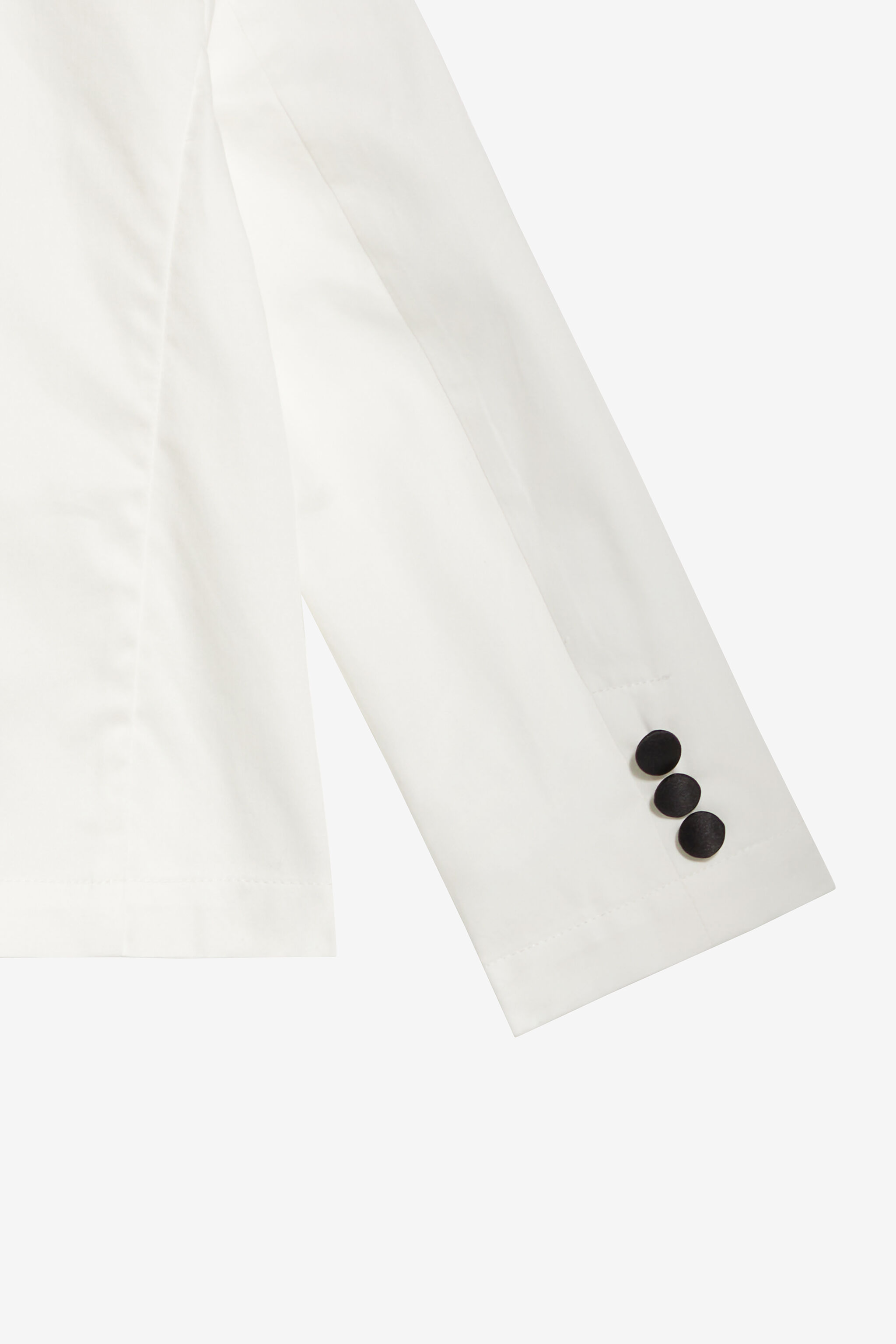 JU Double-Breasted Jacket With RC Monogram White UJT400-RN012