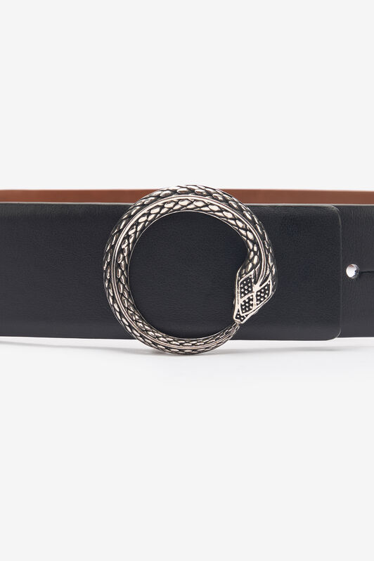 RC Belt With Snake Buckle Black URC001-PZU03