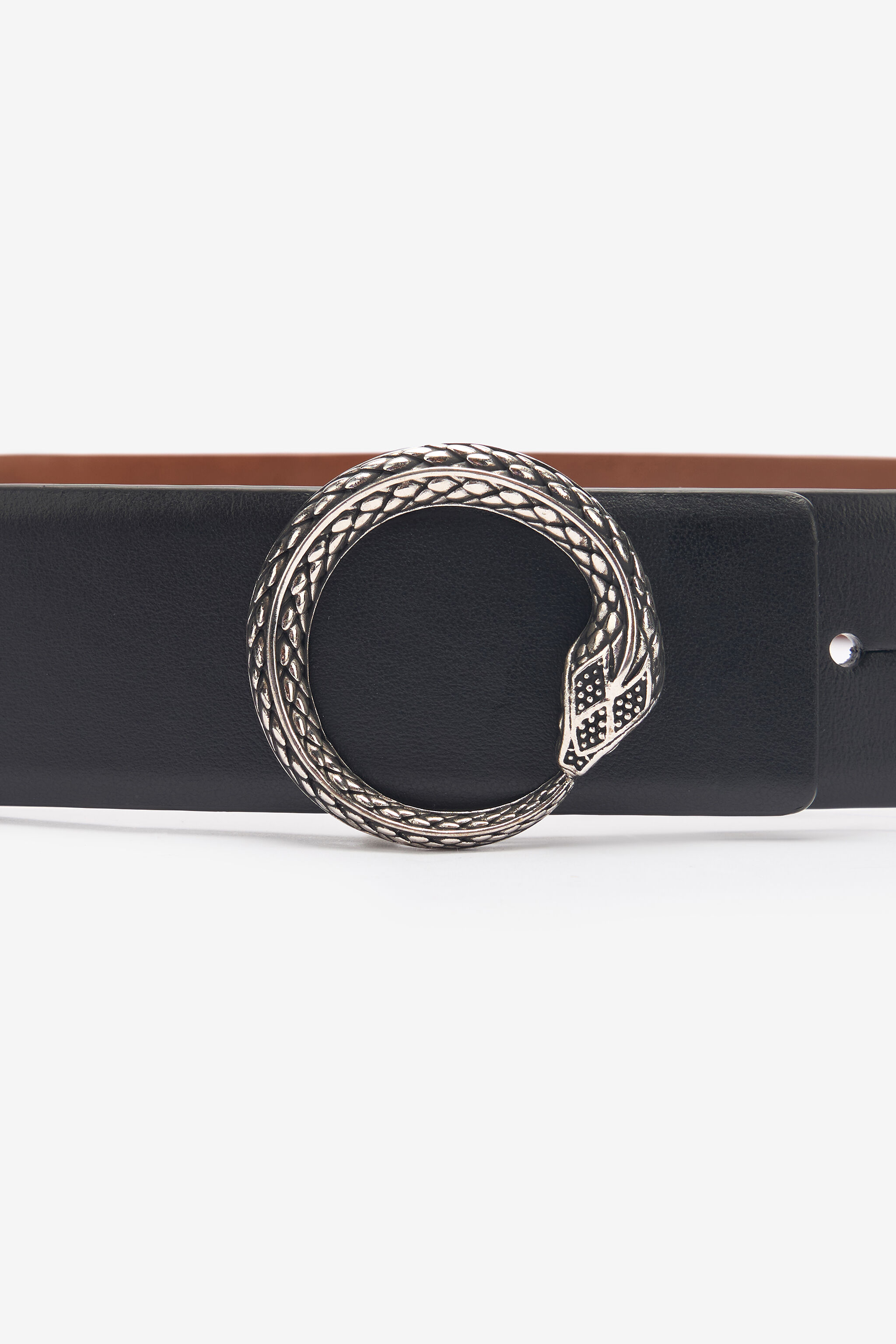 RC Belt With Snake Buckle Black URC001-PZU03