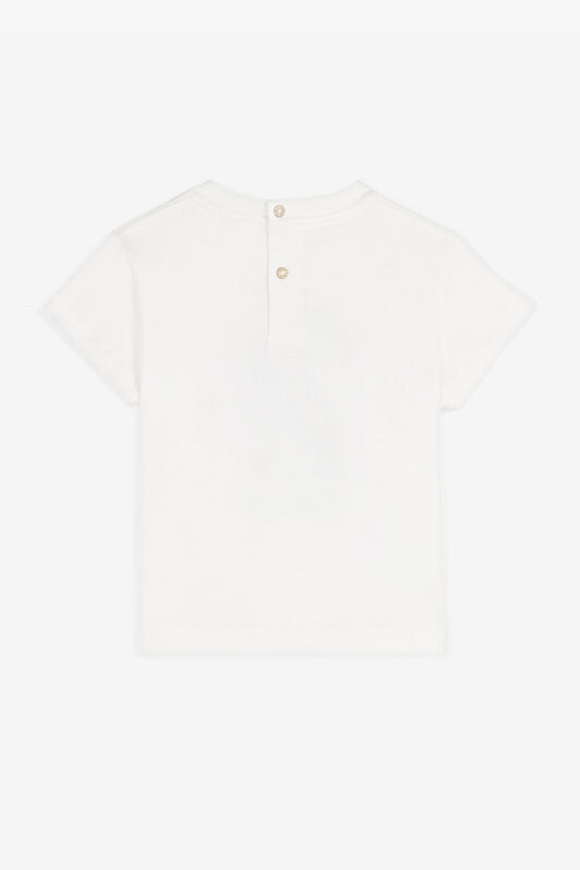 JU RC Monogram-Print Cotton T-Shirt JU RC Monogram-Print Cotton T-Shirt White RJT605-JD001