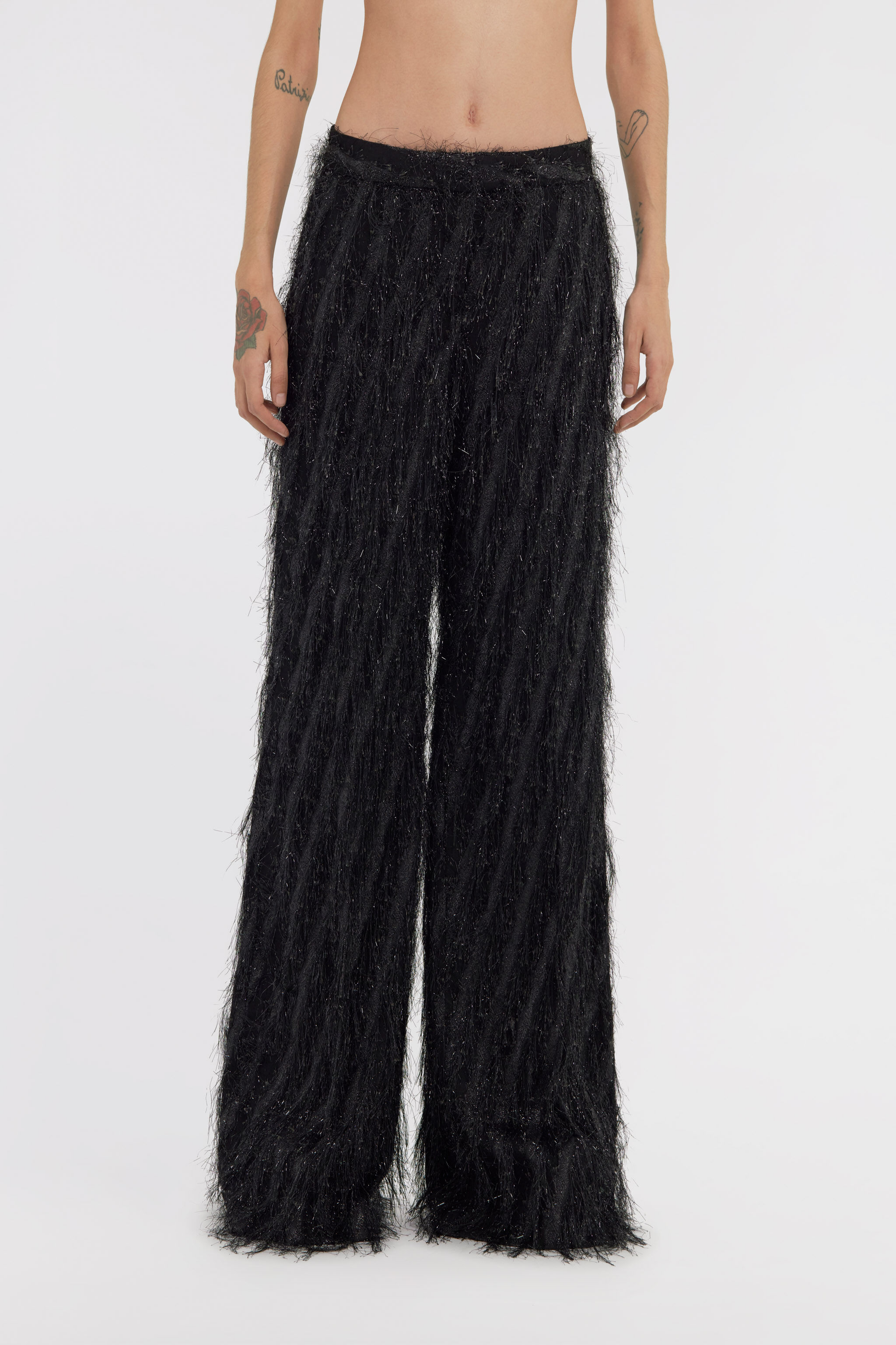 RC Lurex trousers Black SWT202-FC005