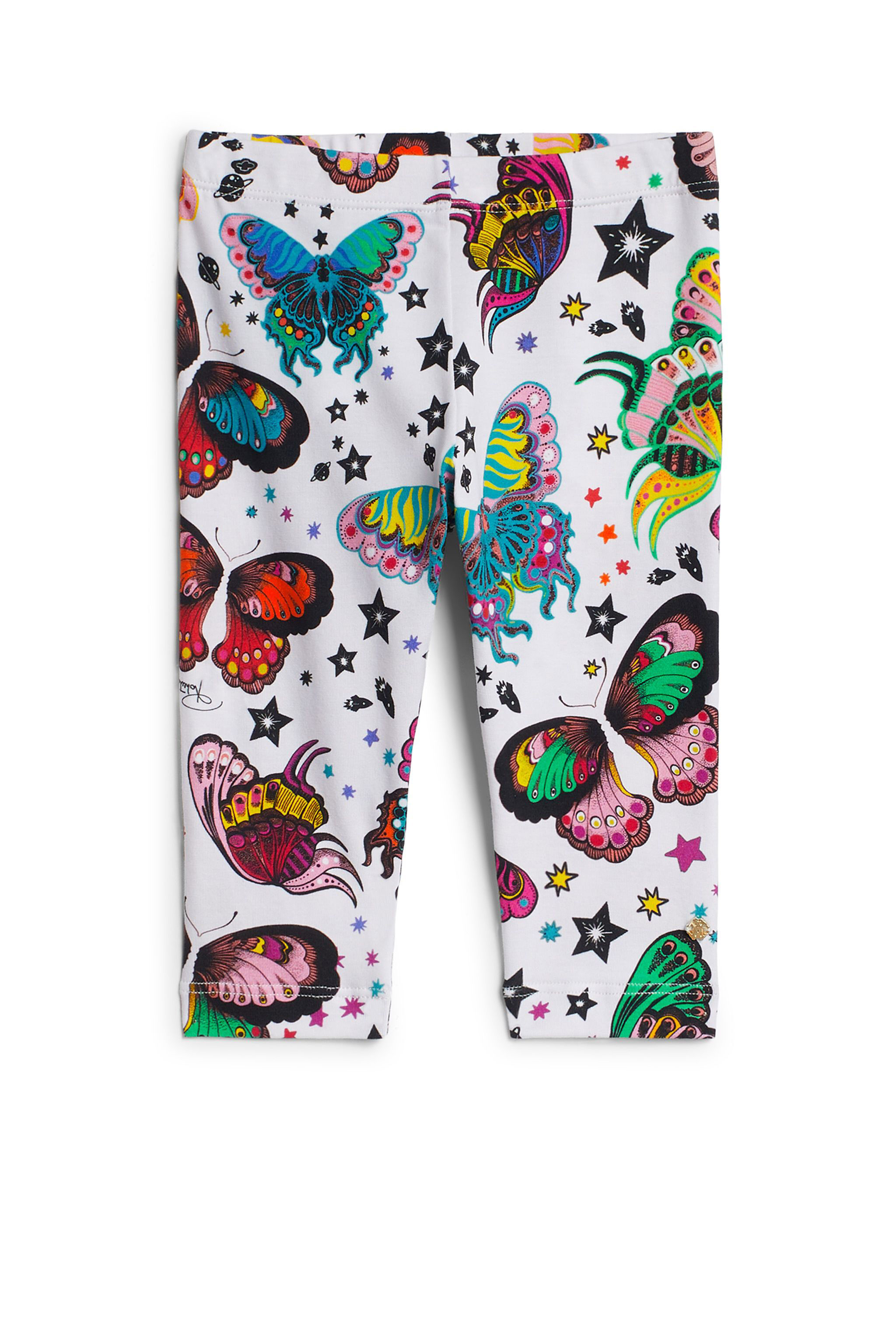 JU Space Butterfly print leggings MILKY/MULTICOLOR IJT229-JFQ86