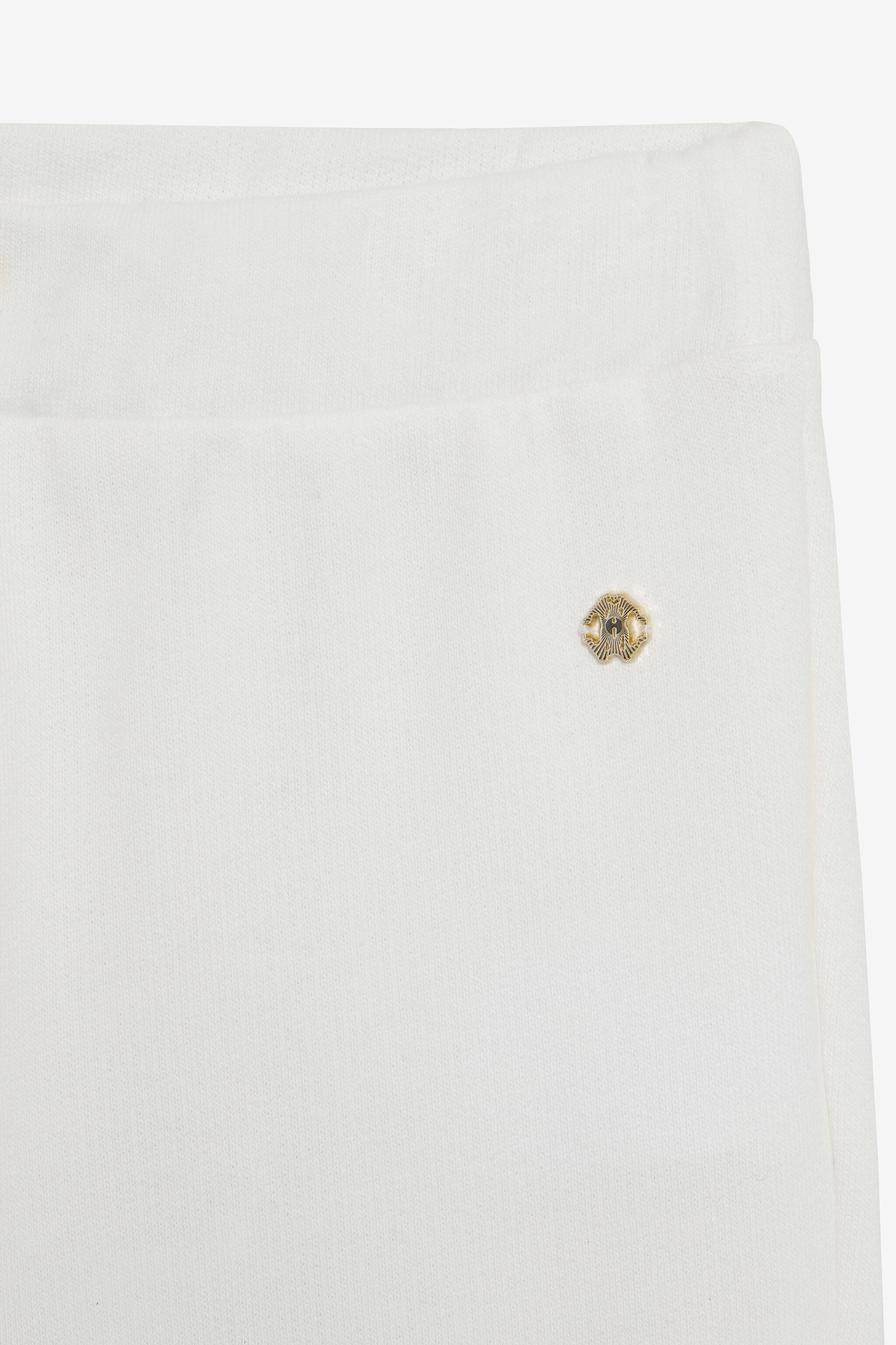 JU Milk White Track Pants with RC Monogram MILKY WHITE VJT201-CF050
