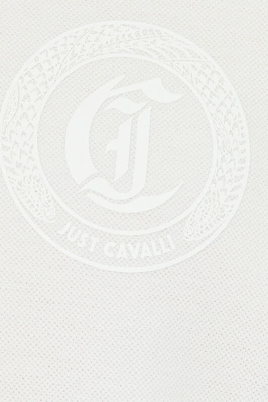 JC Polo With JC Monogram Embroidery WHITE UFT020-UF040