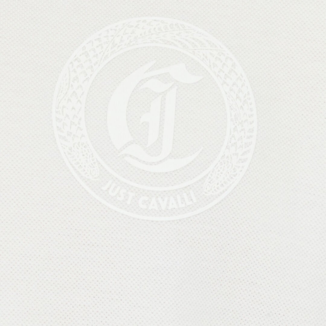 JC Polo With JC Monogram Embroidery WHITE UFT020-UF040