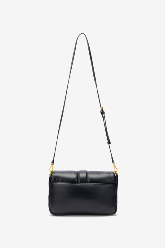 JC Rectangular Bag With Mirror Snake BLACK UFB051-UF420