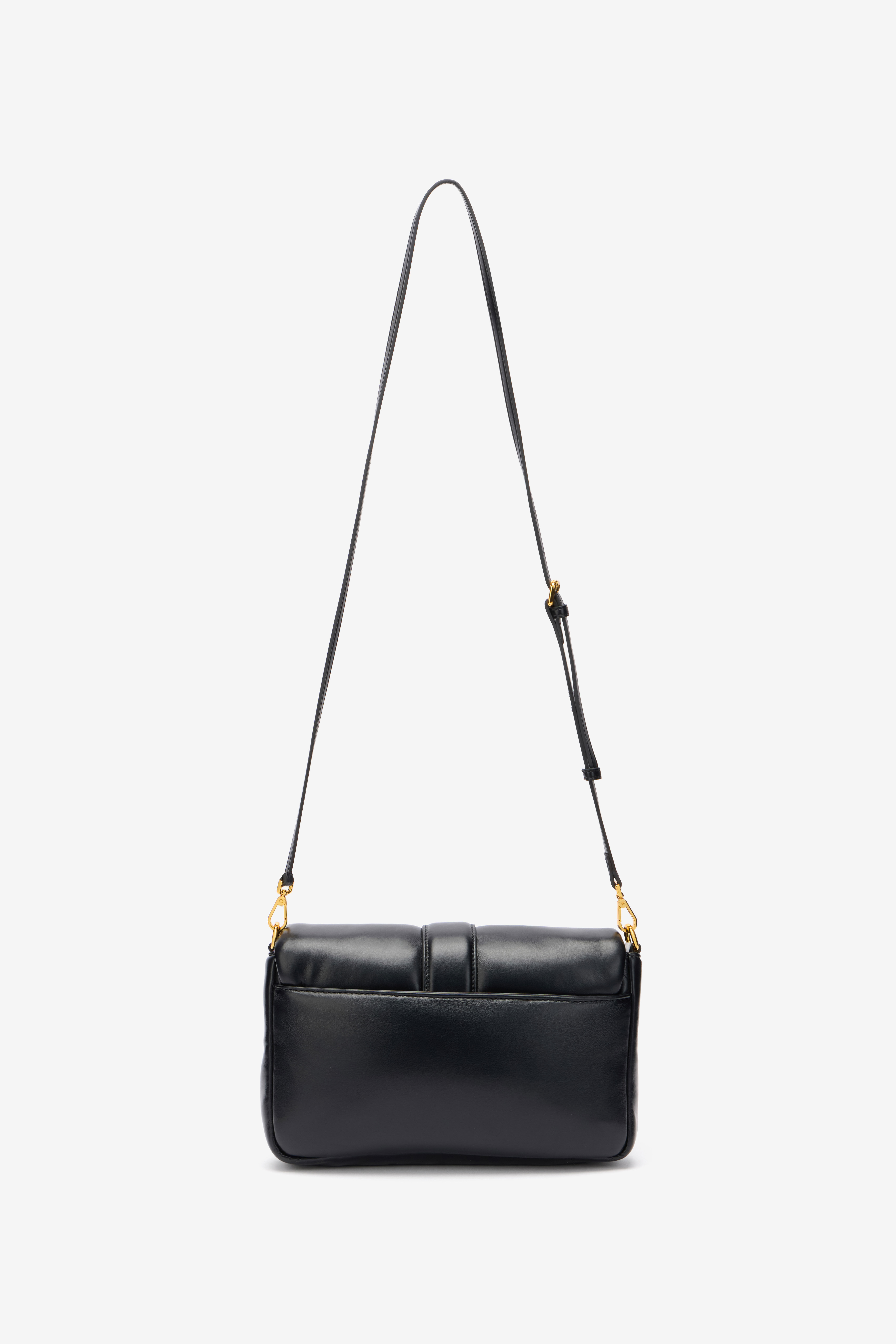 JC Rectangular Bag With Mirror Snake BLACK UFB051-UF420