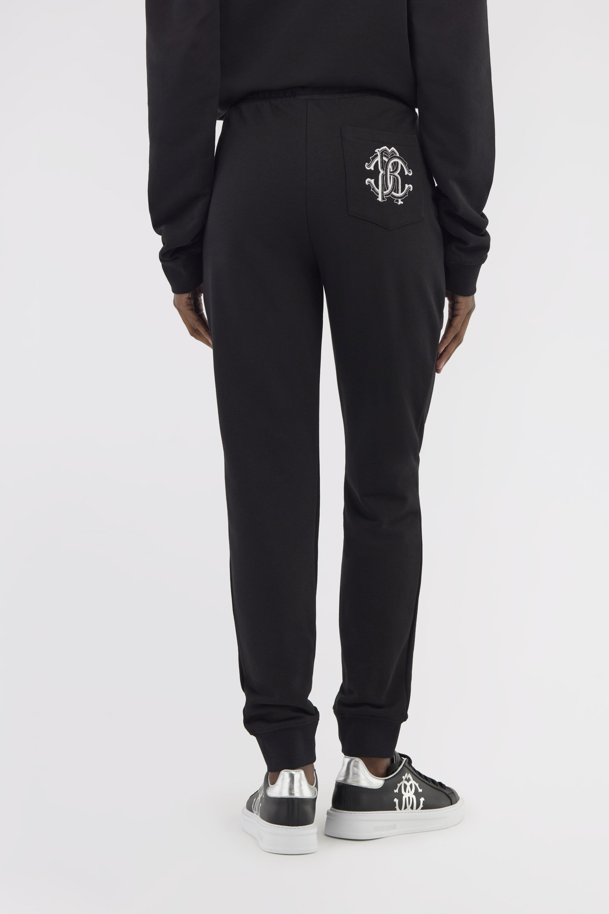 RC Sporty pants with logo Noir NOT22D-CF052