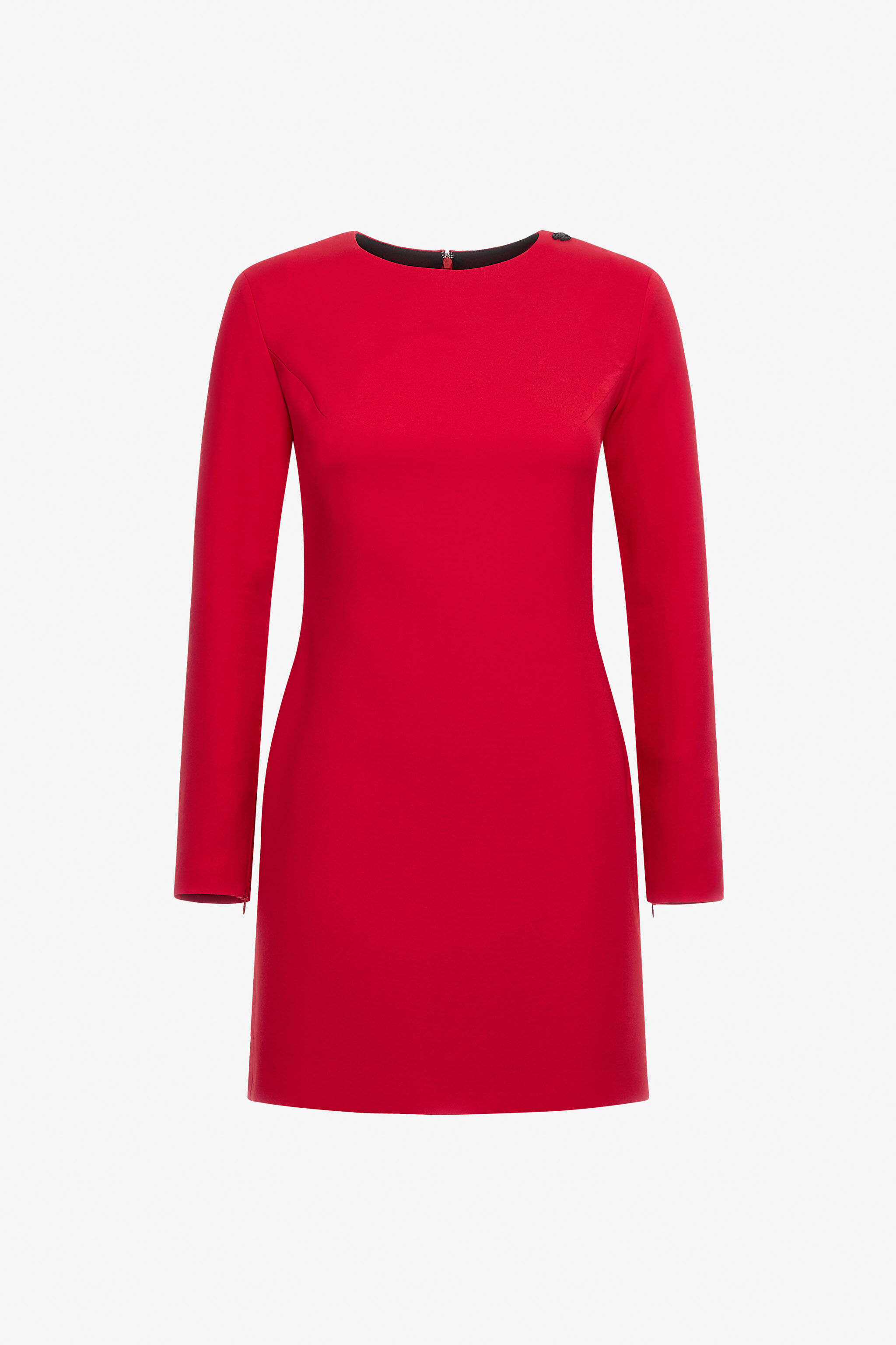 RC Long-sleeve dress with RC Rot NOT10B-KU012