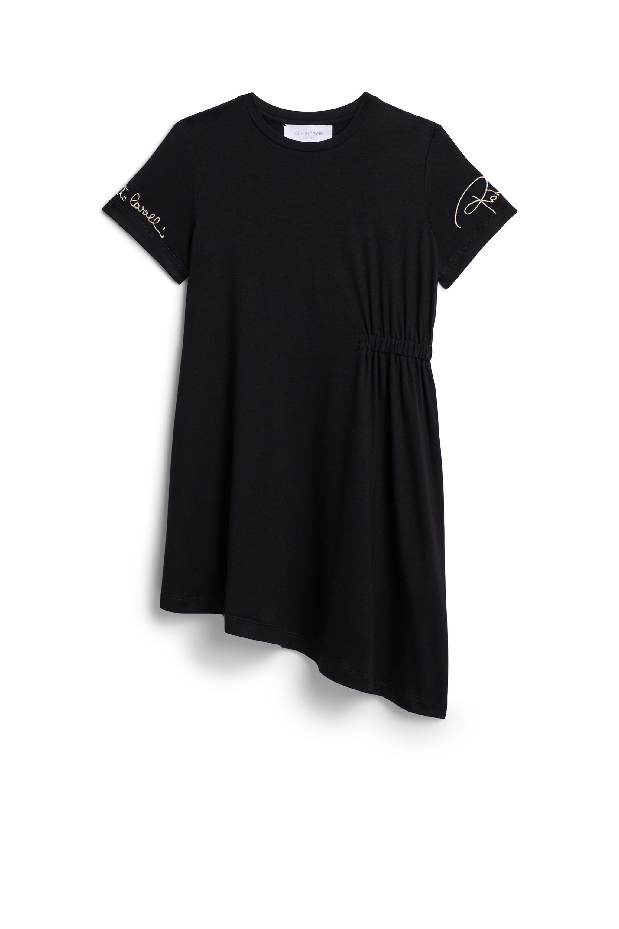 JU Pink jersey logo dress BLACK IJT10F-JE050