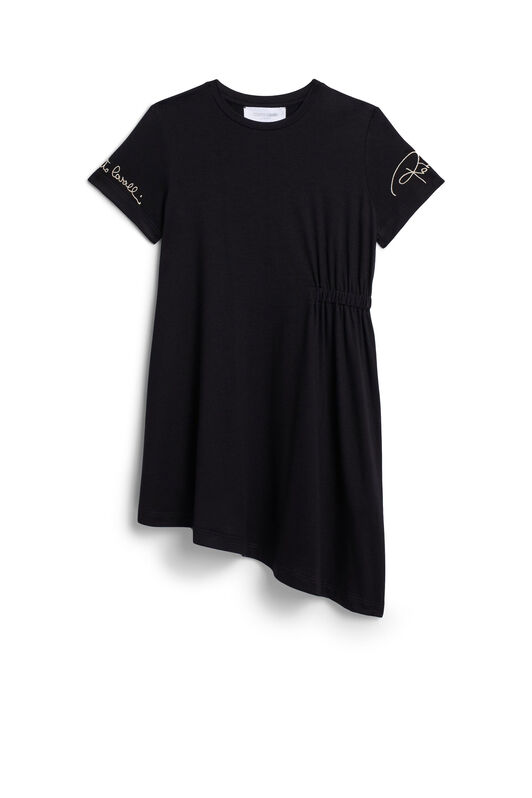 JU Pink jersey logo dress JU Pink jersey logo dress BLACK IJT10F-JE050