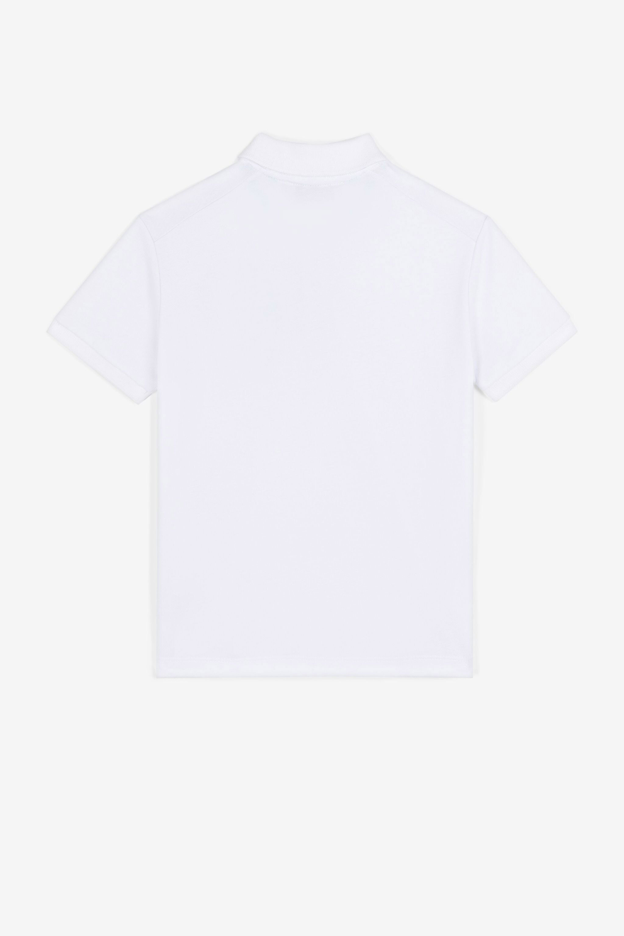 JU Logo-embroidered short-sleeve T-shirt Optical white QJT673-KB003