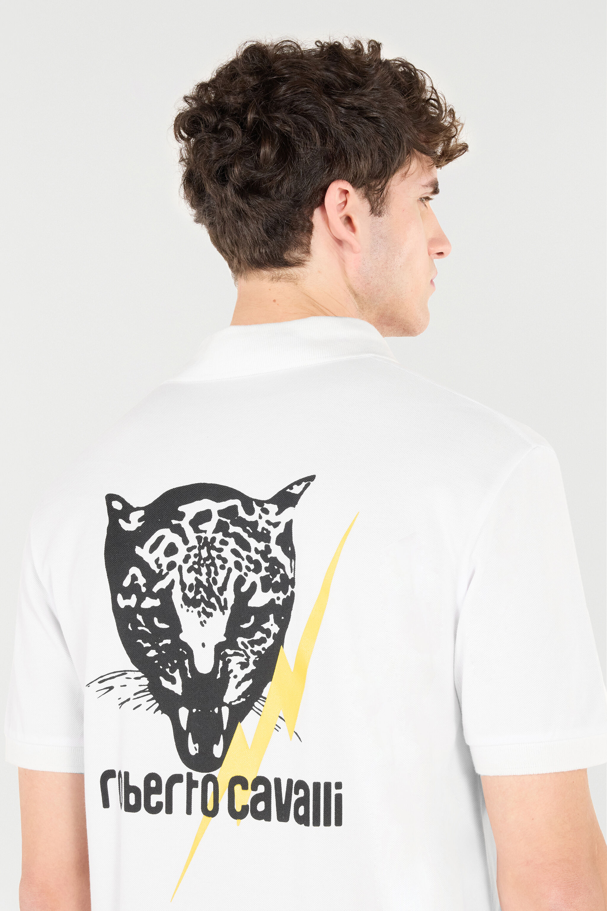 RC Poloshirt Mit Print Und Logo Weiß POT64D-KB001