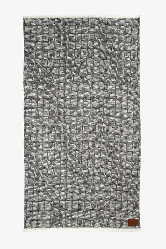 HO Plaid Jacquard Glitch BLACK & GRAY VALH03-IH012