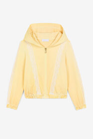 ${brand} Lace-Trimmed Zip Hoodie ${colorDescription} ${masterID}
