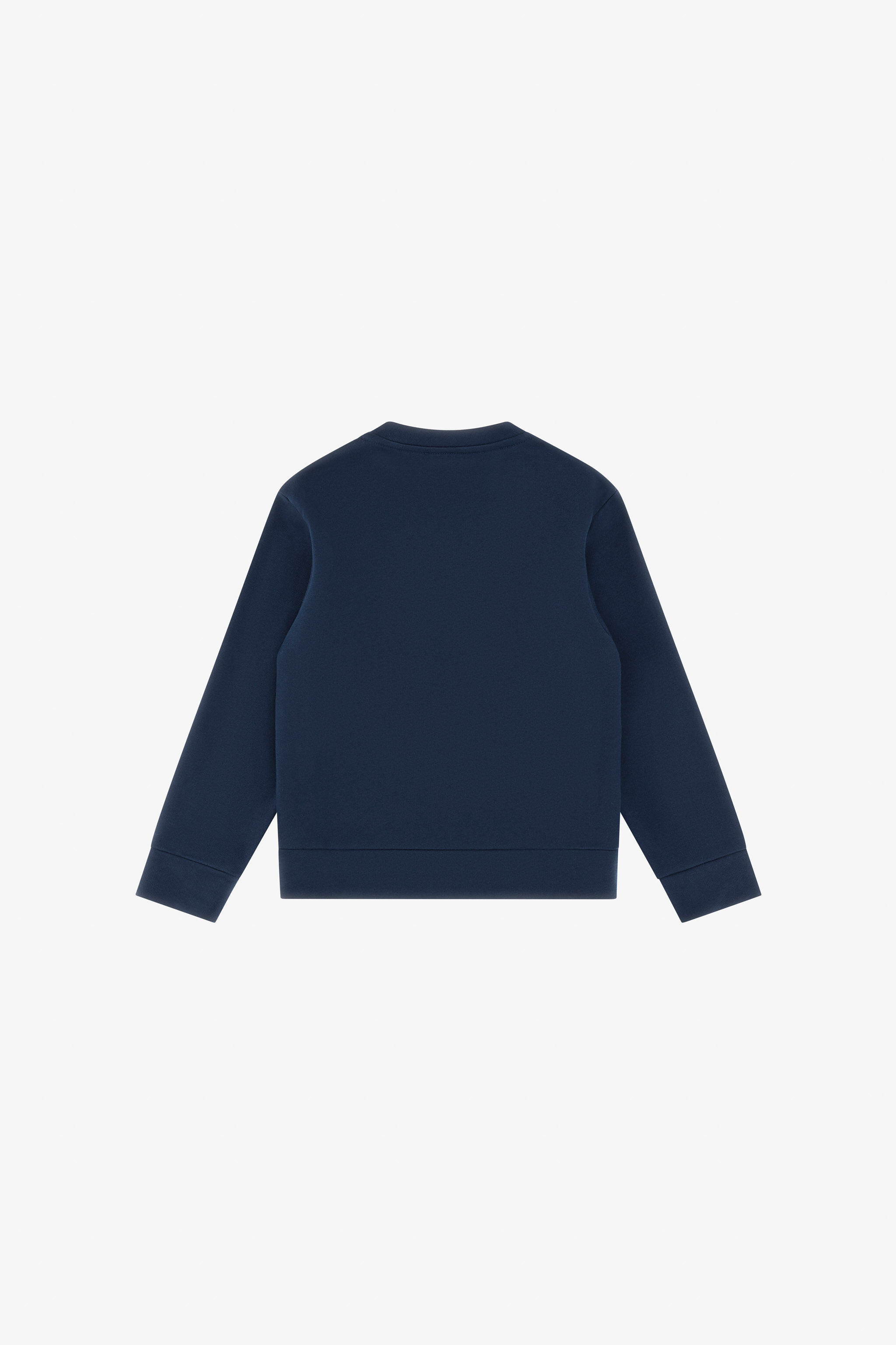 JU Sweatshirt With Multicolored Crest Blue TJT66C-CF050