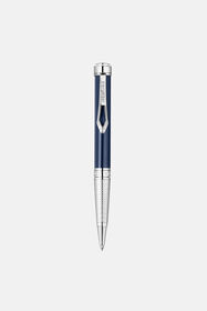 ${brand} Roberto Cavalli Lacquer Ballpoint Pen, Silver Color & Dark Blue Lacquer ${colorDescription} ${masterID}