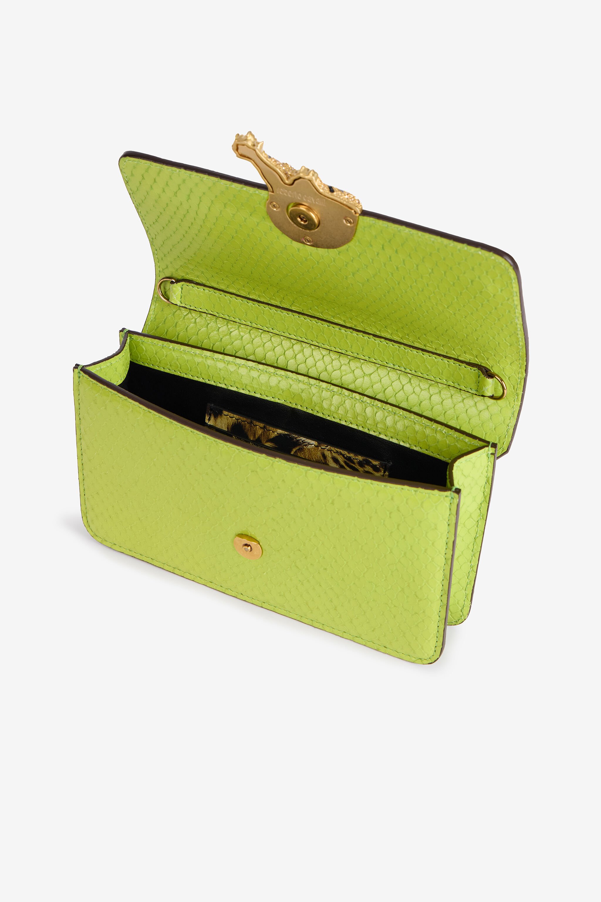 RC Roar Bag With Bejeweled Tiger Light green TKB023-PZV98