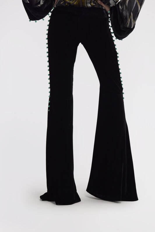 RC Flare Black Trousers Nero RKR200-VL067