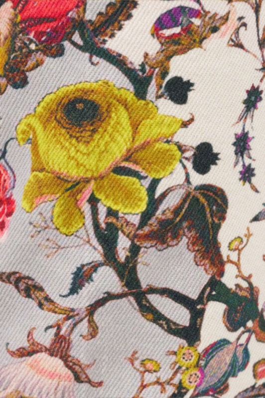 RC Pantaloni Flare con Stampa Florentine Flowers BEIGE WQJ221-DAR29