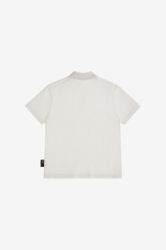 JU Logo polo t-shirt Blanco SJT633-KB002
