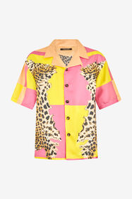 RC Chemise En Soie Imprimé Cavalli Pop MULTICOLOR WNT760-4QR33