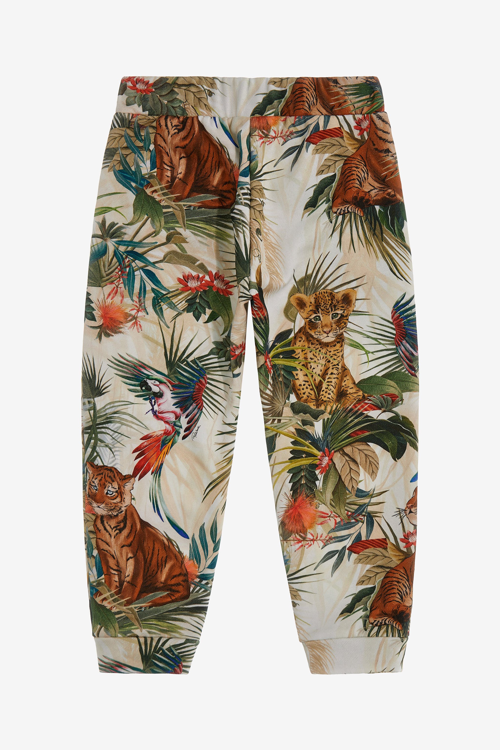 JU Jungle Skin print pants Grün SJT250-5OI96