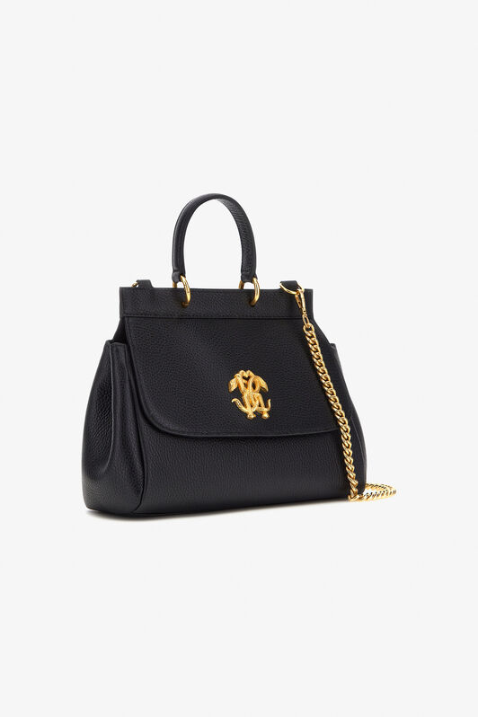 RC Mirror Snake Shoulder Bag Schwarz/Gold KOB00C-PZA12