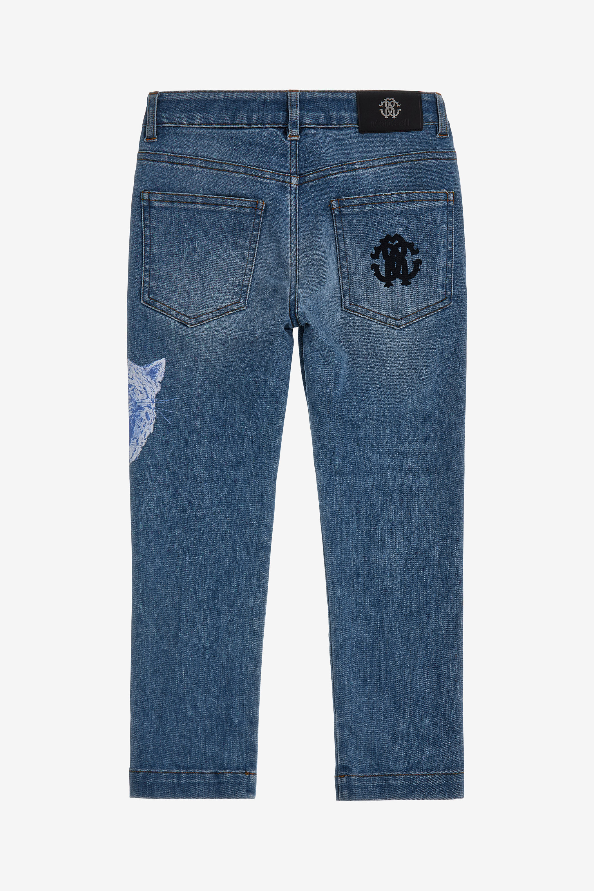 JU Logo Denim pants Dark blue SJJ207-DS015