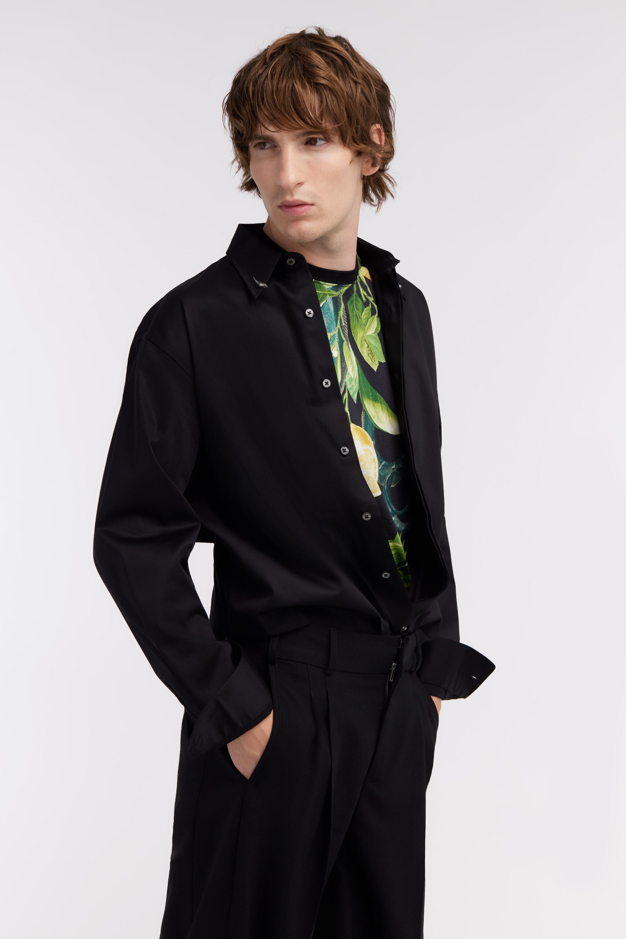 RC Lemon print t-shirt Black SRT61H-3PH90